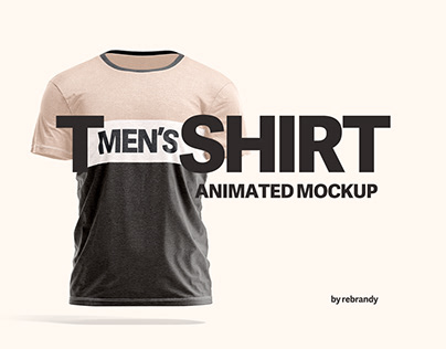 Men's T-shirt Animated Mockup