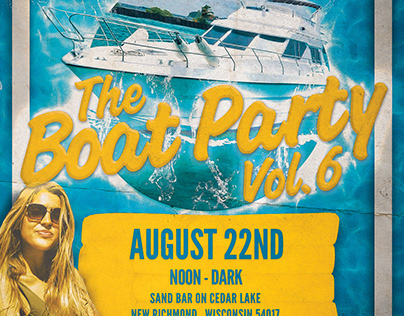 The Boat Party Flyer