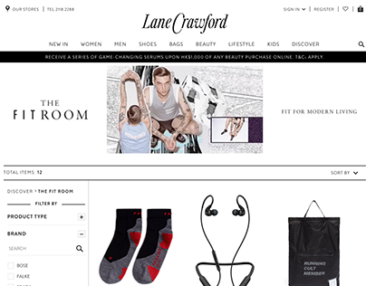 Boutiques Re-Brand / Lane Crawford