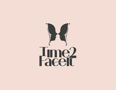 Time2Faceit Cosmetics Logo and Brand Identity