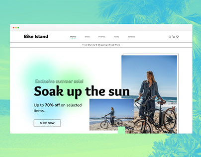 'Bike Island' Website Redesign