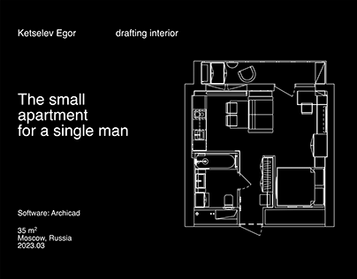 The small apartment for a single man