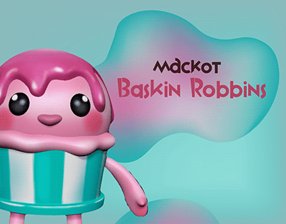 маскот мороженое для компании Baskin Robbins
