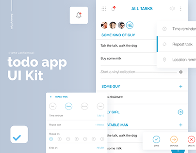 todo app UI Kit