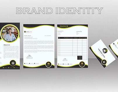 Branding, Flyer, Invoice, Letter Head, Business Card.