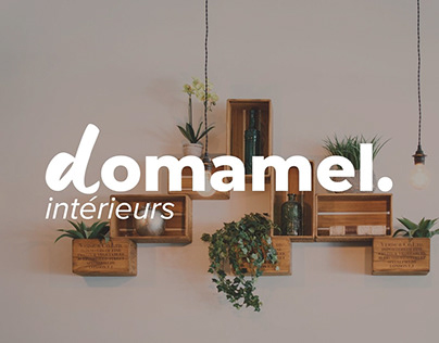 Project thumbnail - Domamel intérieurs - Branding