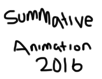 Summative Animation 2016