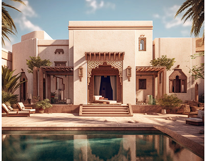 Arabian Palace Exterior Design Part 02
