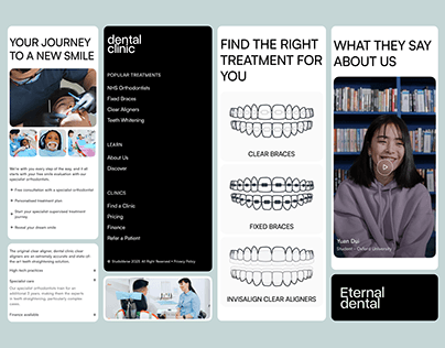 Eternal Dental - Dental Clinic Website