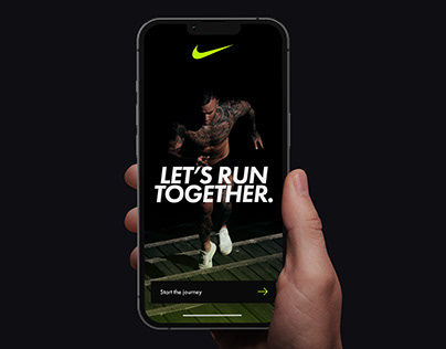 Nike Running App Mobile Design