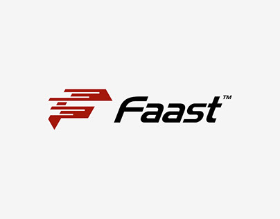 Letter F Fast Speed Movement Logo Design