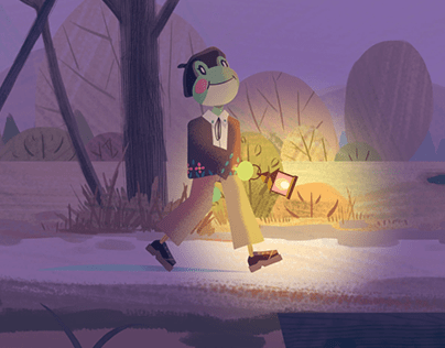 Frog on a Walk (Animation)