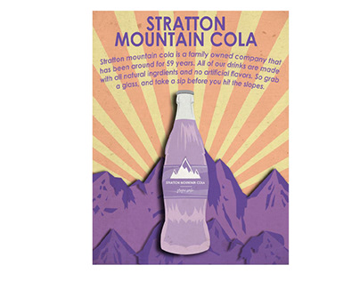 Stratton Mountain Soda Poster Ads