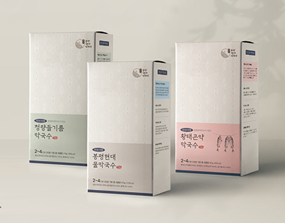 크라우드파티_봉평현대막국수_패키지디자인_Package Design