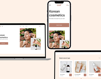 Website for Korean cosmetics