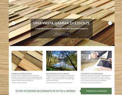Website for a timber company