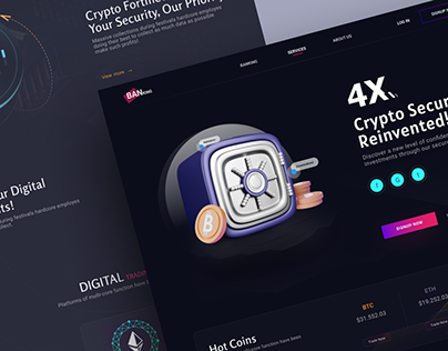 Project thumbnail - Cryptocurrency Secure Haven! Design