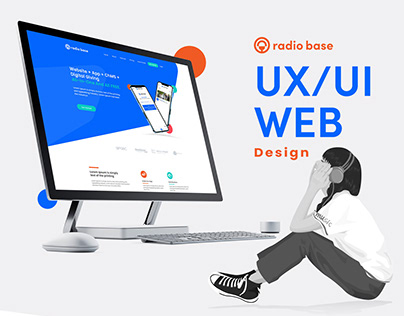 Radio Base UX/UI Mobile App Web Design