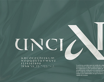 Composición Gráfica, tipografía uncial
