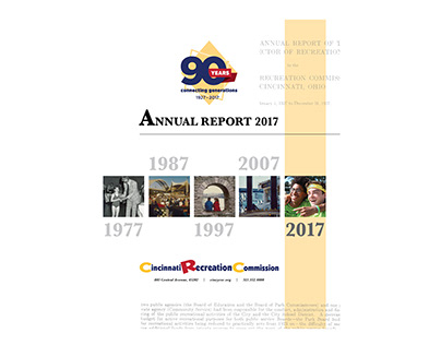 Cincinnati Recreation Commission, 2017 Annual Report