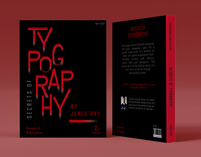 Typographical Book Cover