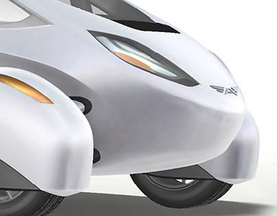 ARCIMOTO 'KITEFIN': Ultra-Aerodynamic Electric Vehicle