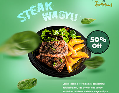 Food Advertising Wagyu Steak