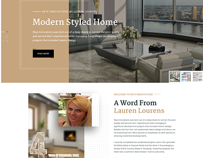 Amazing Home Website Customization
