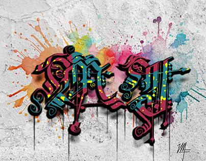 Marco Yah, graffiti