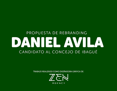 Rebranding Daniel Avila - Concejo de Ibagué
