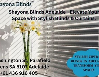 Shayona Blinds - Elevate Space with Stylish Blinds.