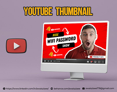 Hide WIFI Password _ YouTube Thumbnail _ Awais Ziaee