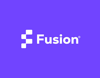 Simple branding fusion logo design