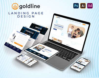 Goldline Landing Page Design