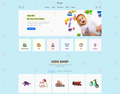 Teta - WooCommerce WordPress theme - Kids shop