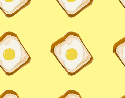 egg toast pattern