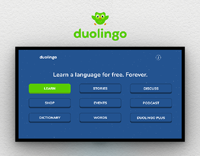 Duolingo Smart TV application