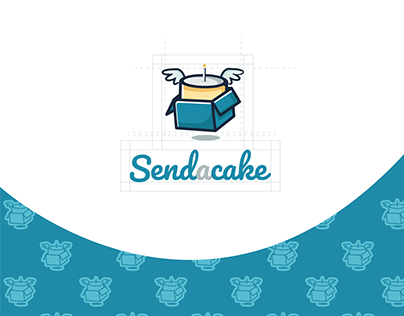 Send a cake - Logo Design