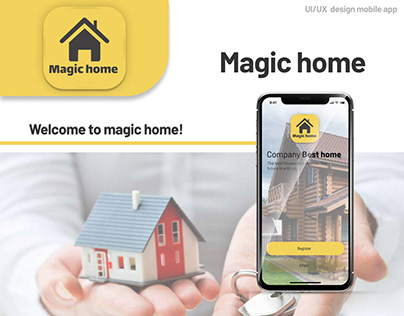Mobile app for selling homes "Magic home"