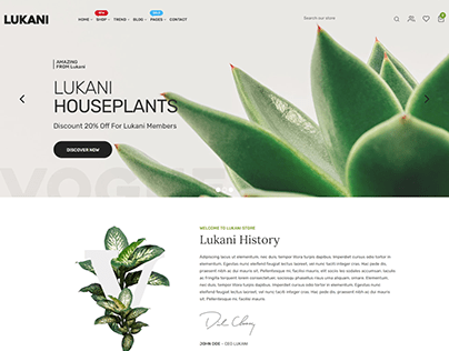 Plant And Flower Shop Shopify Theme - Lukani