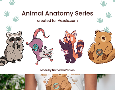 Animal Anatomy Series Created for Vexels.com