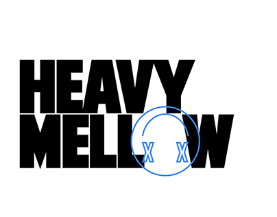 Heavy Mellow logo/typeface