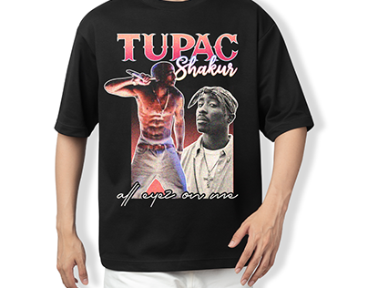 Tupac Shakur Tshirt Design
