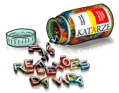 Ilustração de capa para Katarze - Reflexões da Vida