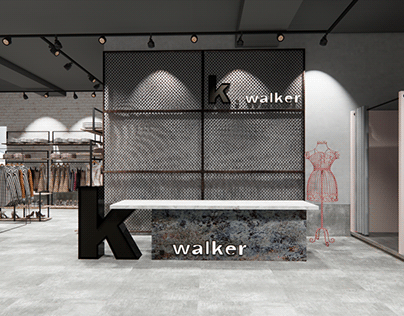 Design of a clothing store for K.WALKER