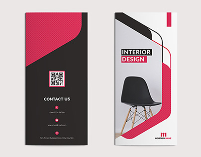 Interior Design Tri-Fold Brochure
