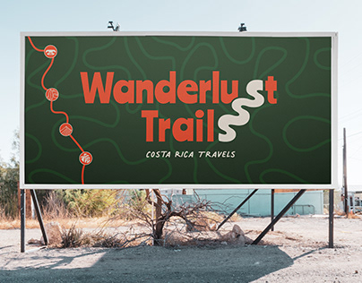 Wanderlust Trails Travel Agency Logo & Visual Identity