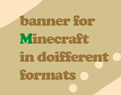 banner for minecraft in different formats
