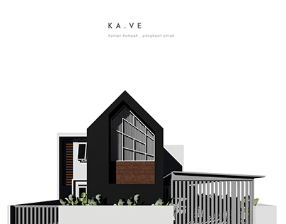 One-point perspective front view of "KAVE"