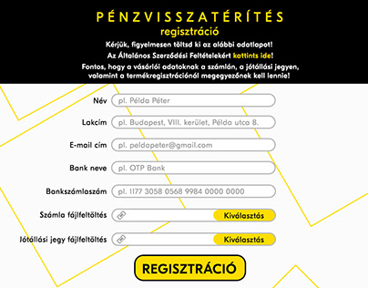 Registration form design - Regisztrációs űrlap tervek
